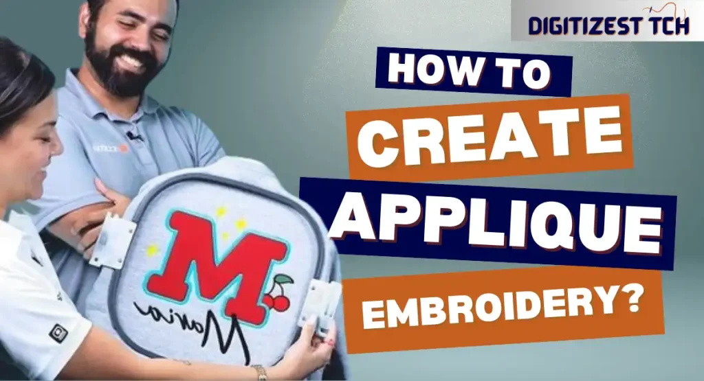 How to create Appliqué Embroidery Designs By Digitizing