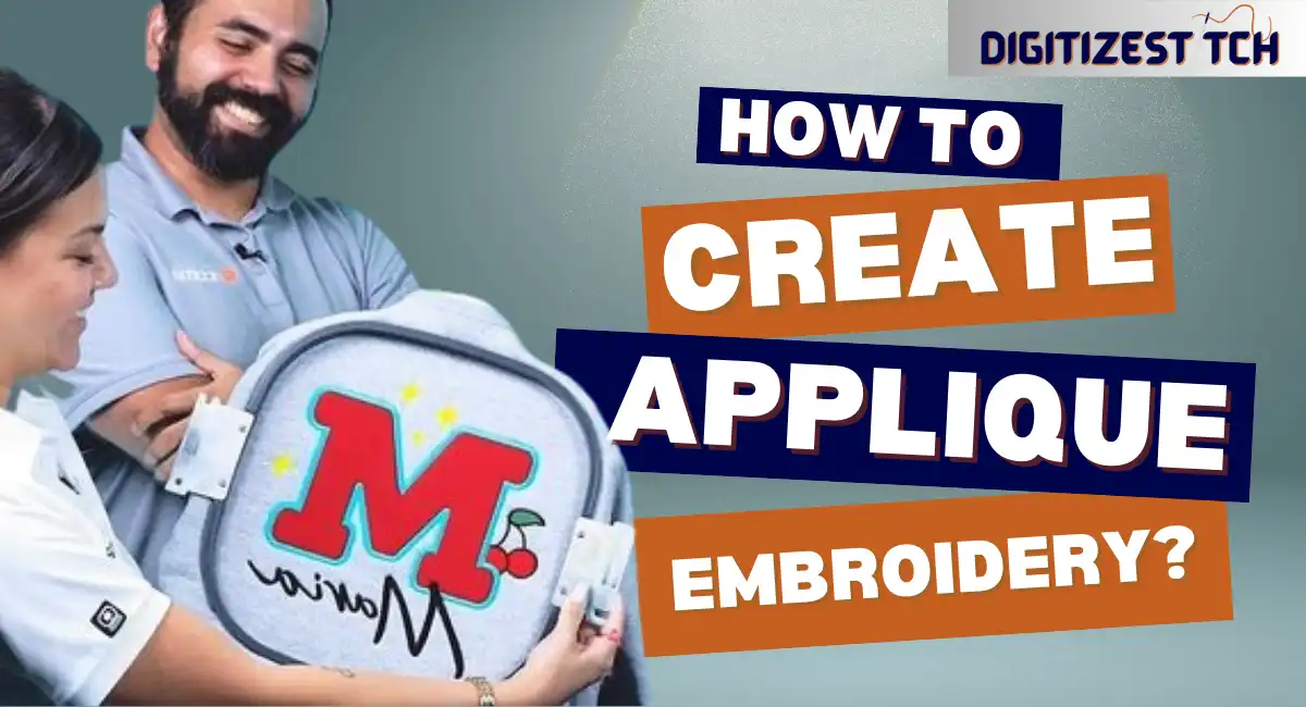 How to create Appliqué Embroidery Designs By Digitizing