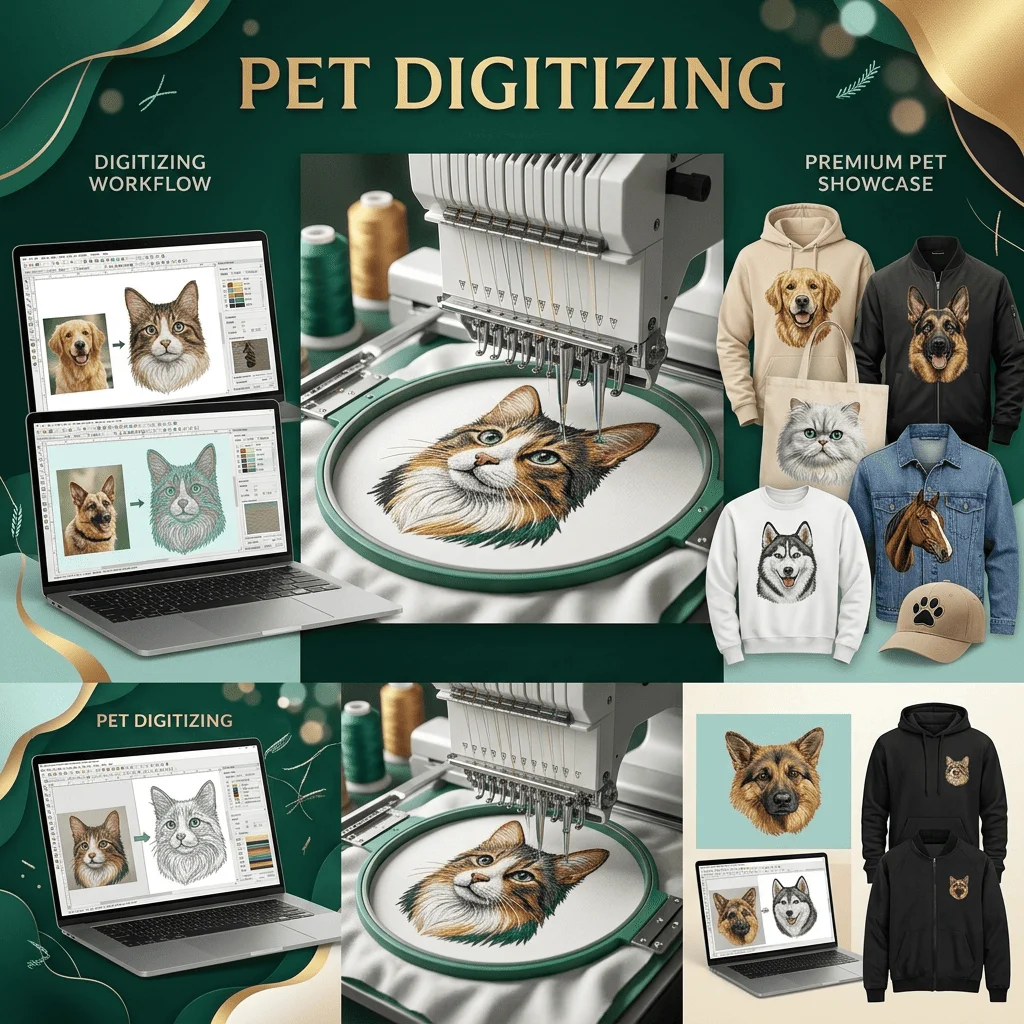 Pet Logo Digitizing