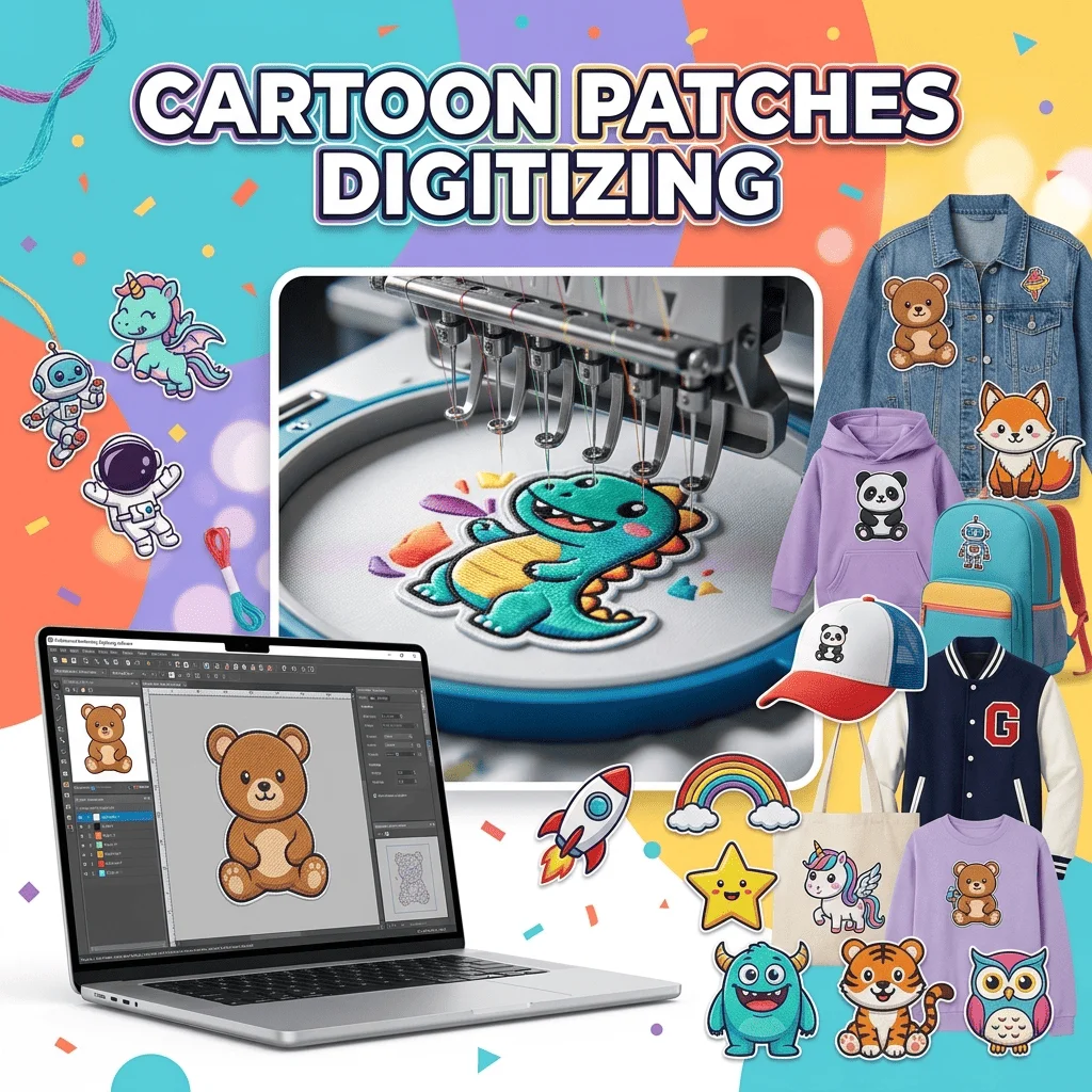 Cartoon Patch Digitizing