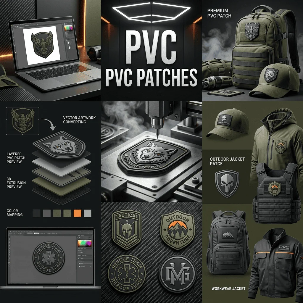 PVC Patches Digitizing