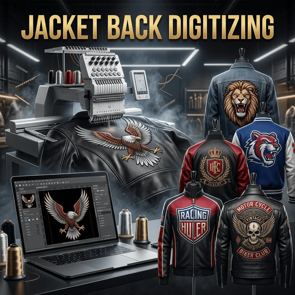 Jacket Back Digitizing