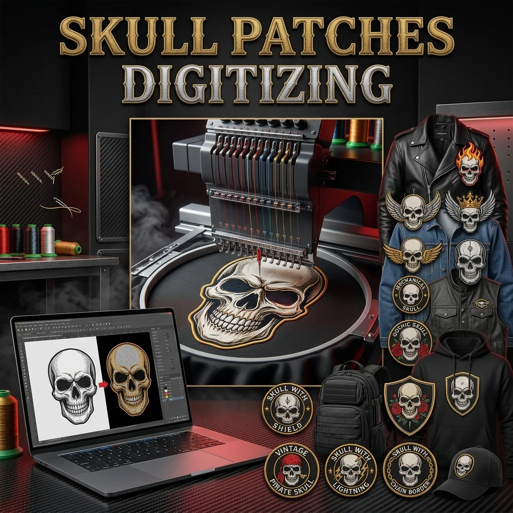 Skull Patch Digitizing