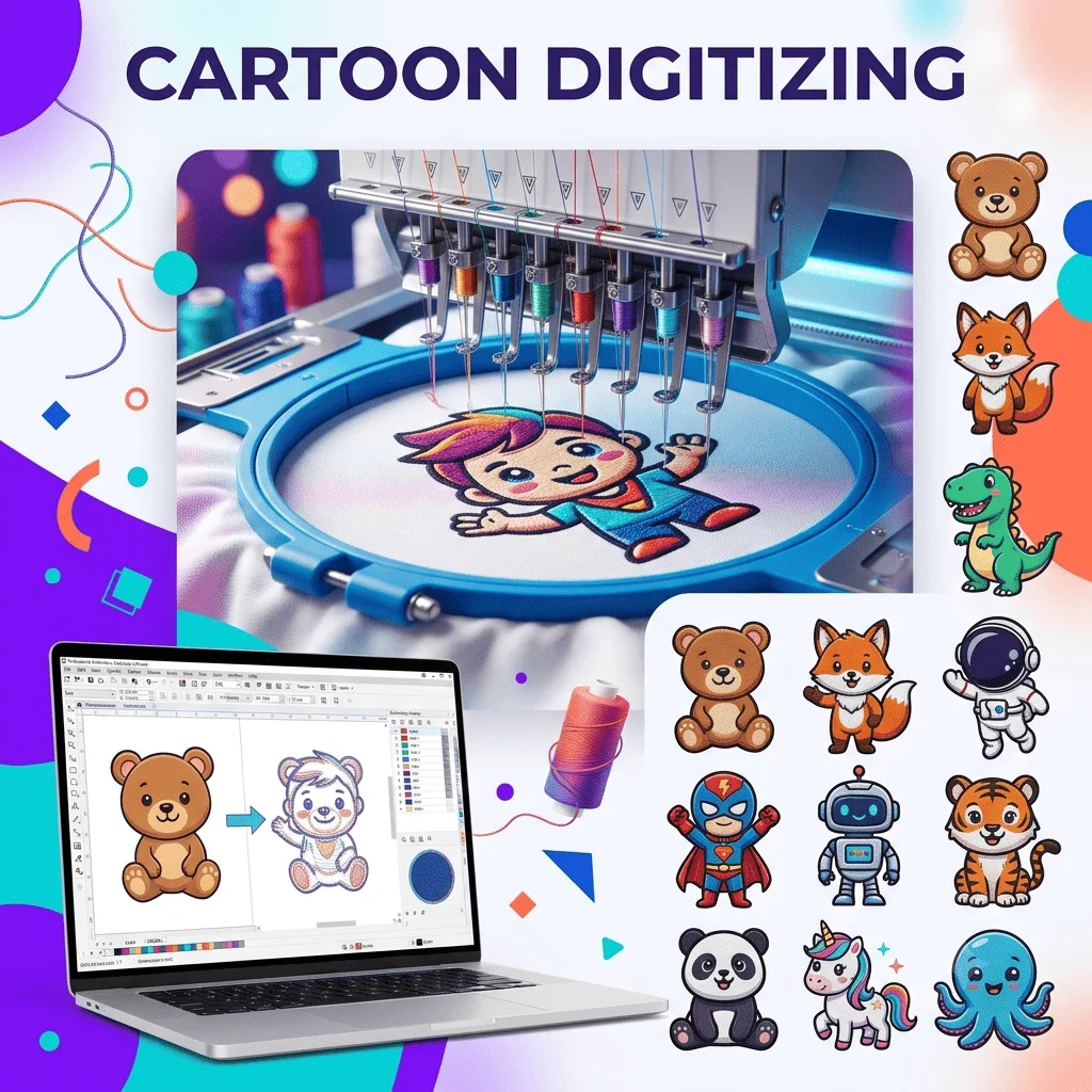 Cartoon Logo Digitizing